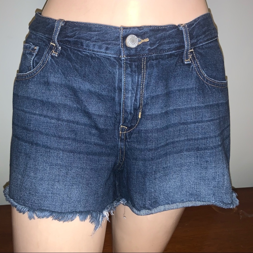 Old Navy Cotton Denim Jean Cut Off Frayed Shorts